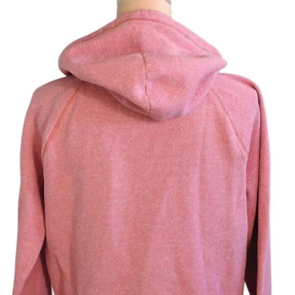 PINK VS 2012 Pink Black Logo Fleece Thrashed Hooded Pullover Large - Picture 9 of 16